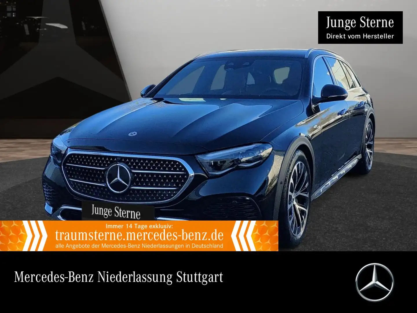 Mercedes-Benz E 300 de T 4M Hybrid Avantgarde Fahrass 360° AHK Schwarz - 1