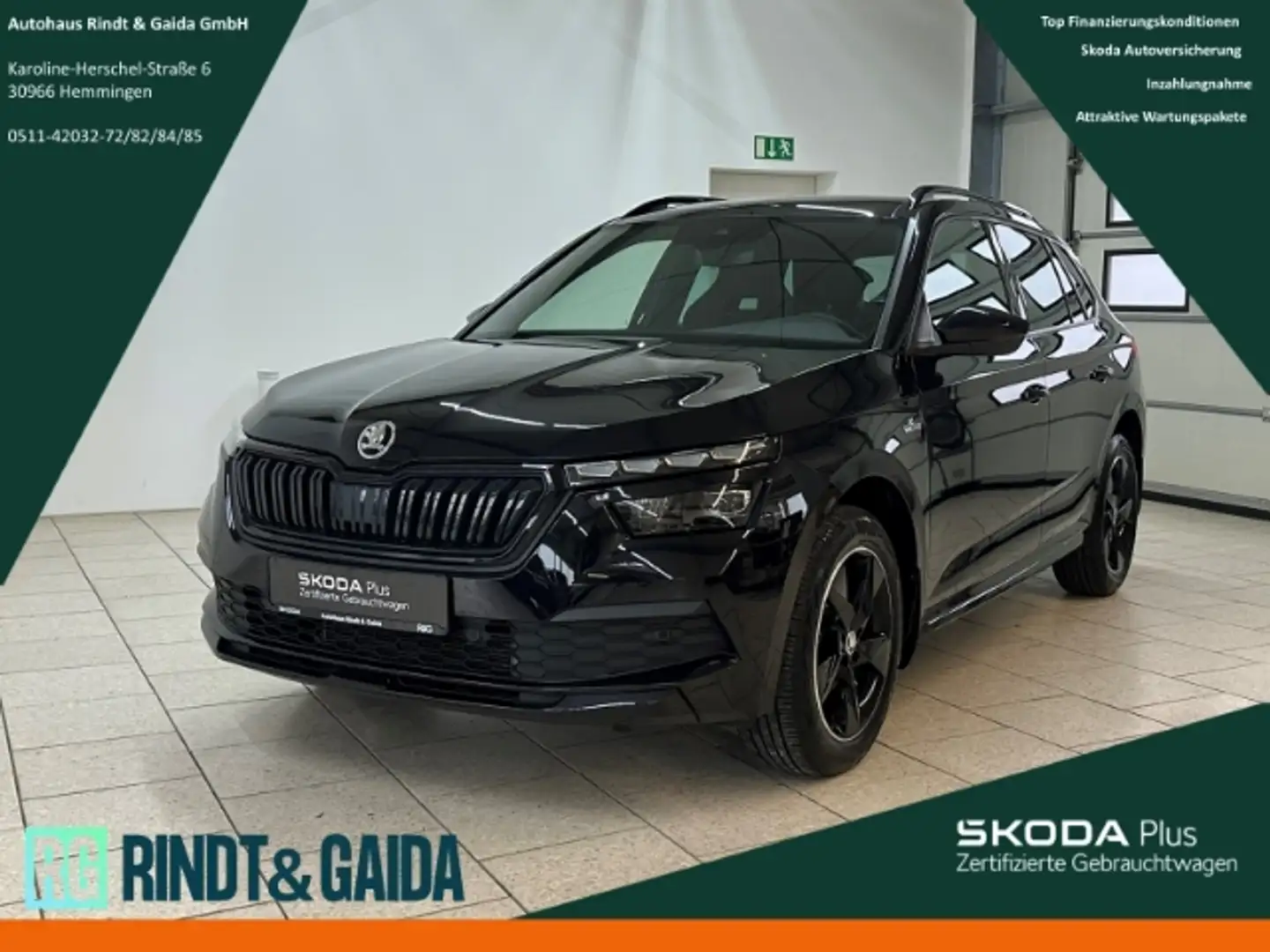 Skoda Kamiq Monte Carlo 1.5 TSI Kamera Pano SHZ PDC Schwarz - 1