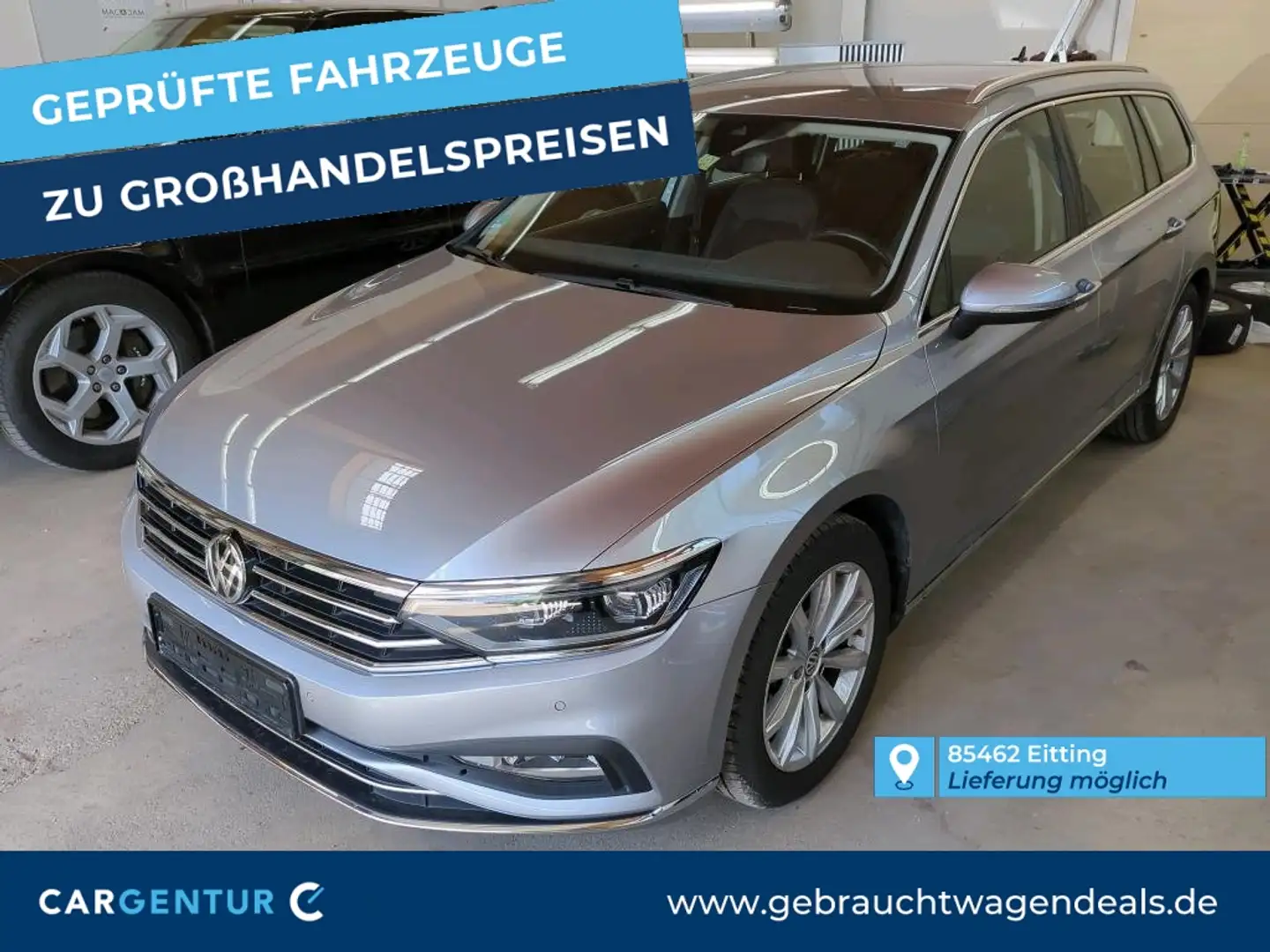 Volkswagen Passat Variant 2.0 TDI Elegance AHK Matrix Argent - 1