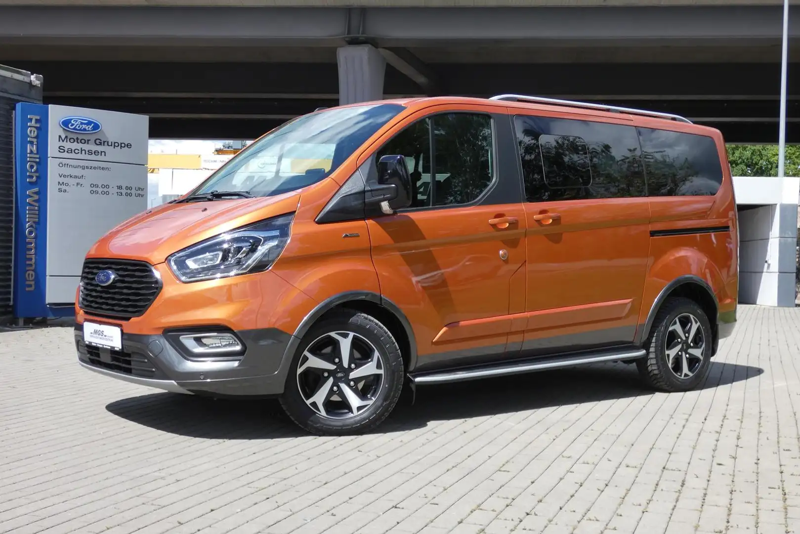 Ford Tourneo Custom 2.0 L1 "Active" #STANDHZG #AHK #GJR #ACC #DAB+ Orange - 2