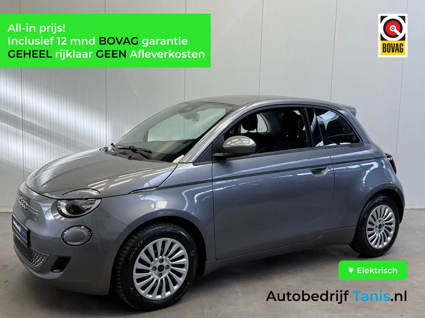 Fiat 500 Action 24 kWh AIRCO-CRUISE CONTROL-MULTI STUUR Grijs - 1