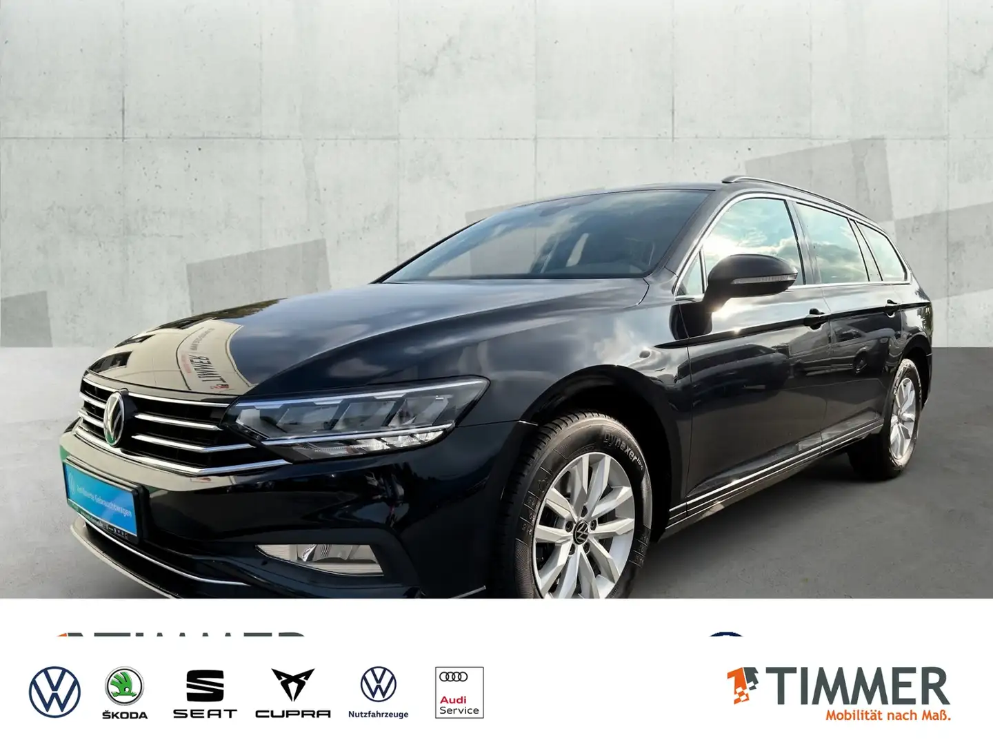 Volkswagen Passat Variant 2.0 TDI BUSINESS *LED *ACC *RKAM *NAVI *SHZ *APP Schwarz - 1