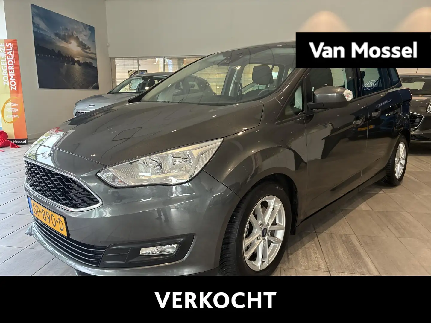 Ford Grand C-Max 1.0 Trend 7p. | Sync | LMV | Lage km stand | CC | Gris - 1