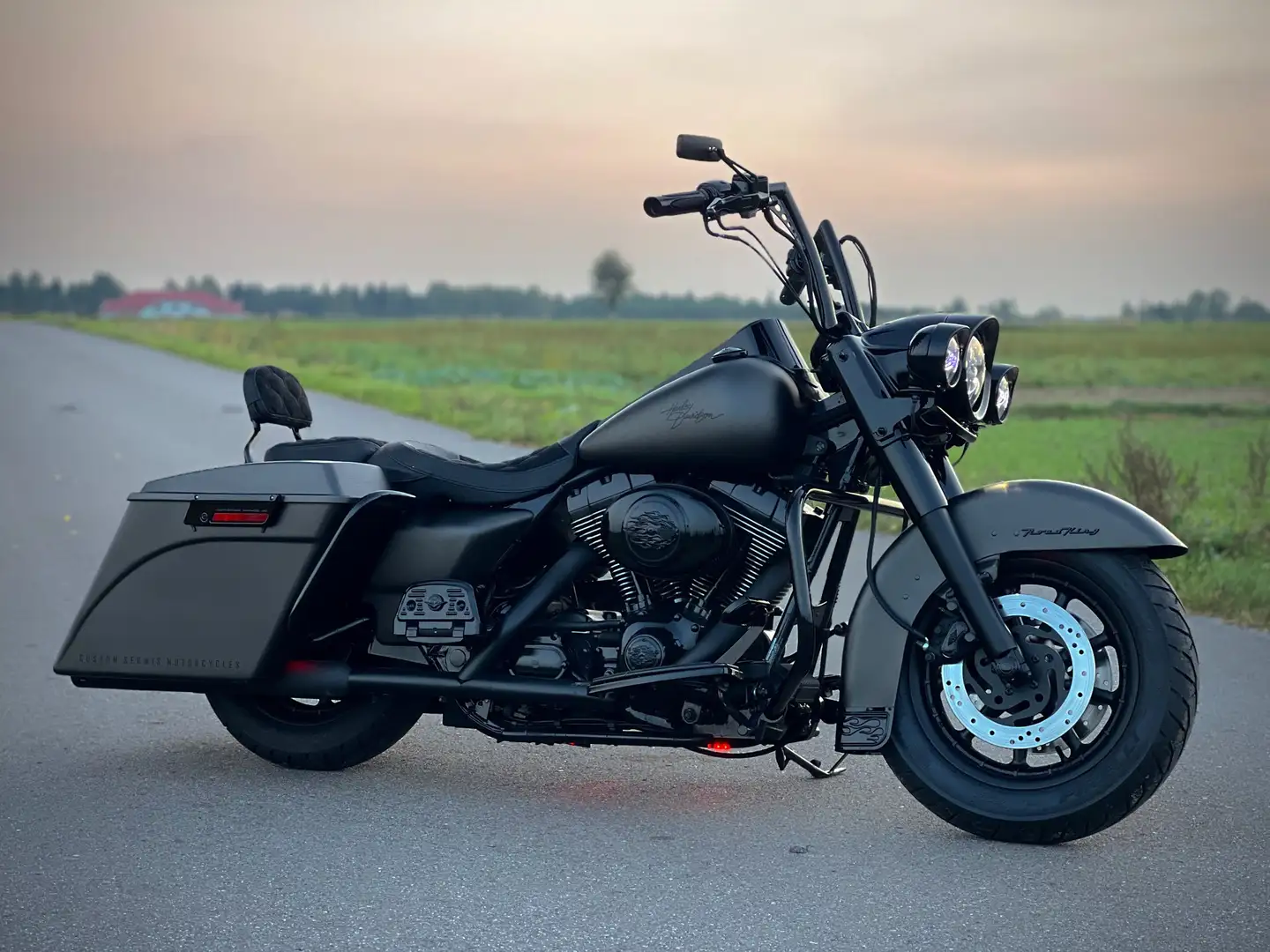 Harley-Davidson Road King custom Сірий - 1