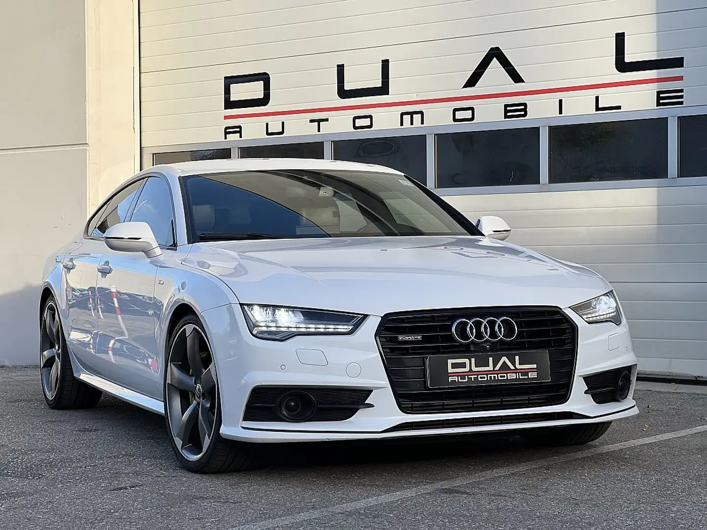 Audi A7 Sportback 3,0 TDI Sport quattro S-tronic/S-LINE... Blanc - 2
