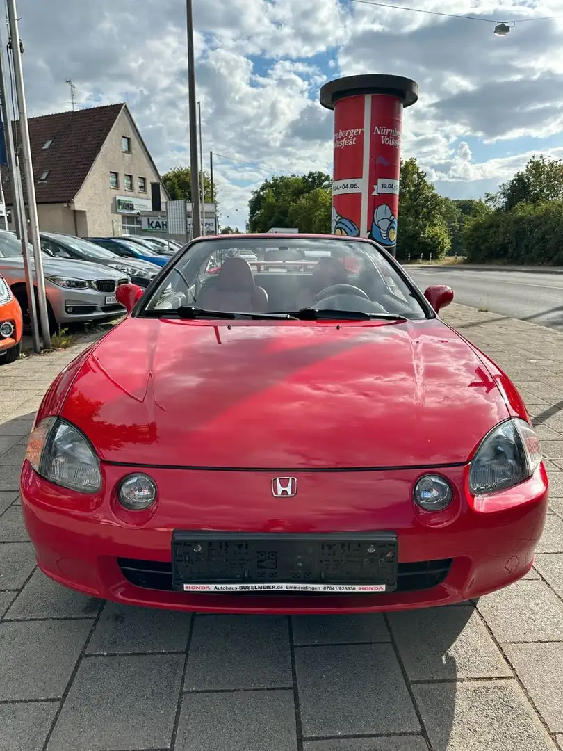 Honda CRX 1.6 ESI Del Sol 2 HAND/ 8 Fach / CABRIO Rouge - 2