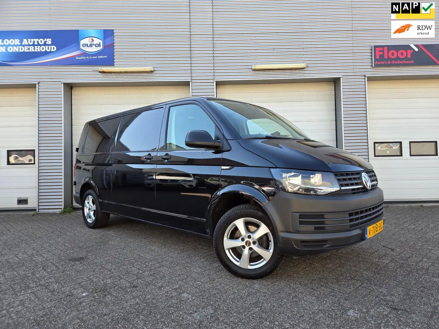 Volkswagen Transporter 2.0 TDI L2H1 Comfortline |MARGE AUTO| Schwarz - 1