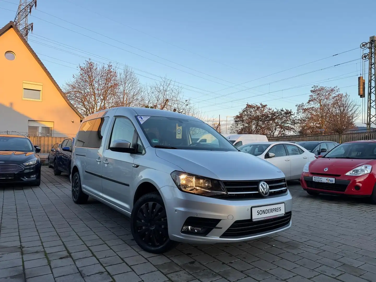 Volkswagen Caddy PKW Maxi Trendline BMT Garantie Tüv  Sevic Argent - 1