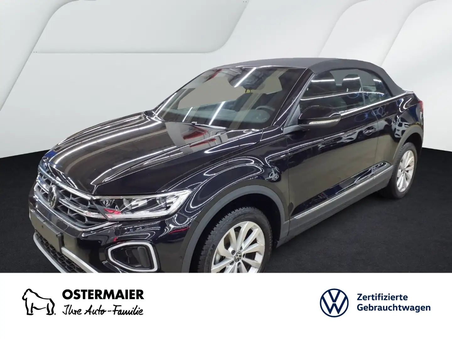 Volkswagen T-Roc Cabriolet STYLE 1.0TSI 116PS ACC.KAMERA.VIRTUAL.AP Schwarz - 1