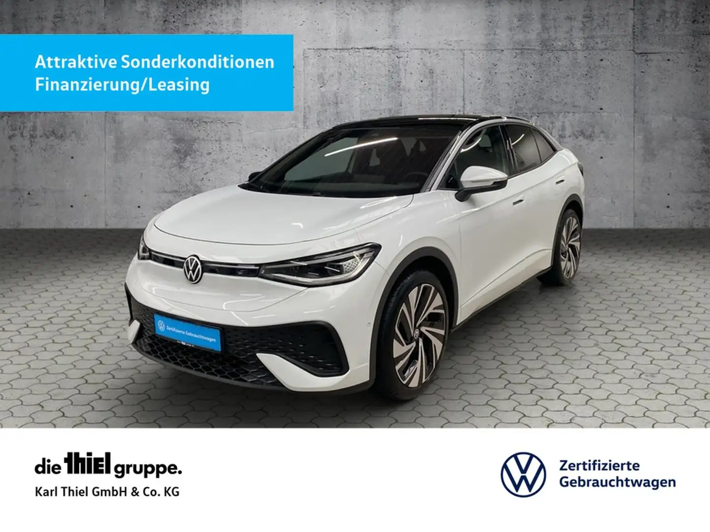 Volkswagen ID.5 Pro AHK+Matrix+RFK+Wärmepumpe+ACC Weiß - 1