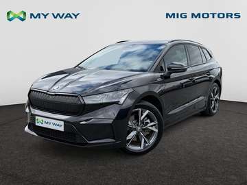 85 Sportline 82kWh (285pk) /// Inklapbare Trekhaak /// Achteruitrijcamera /// Elektrische Kofferklep ///