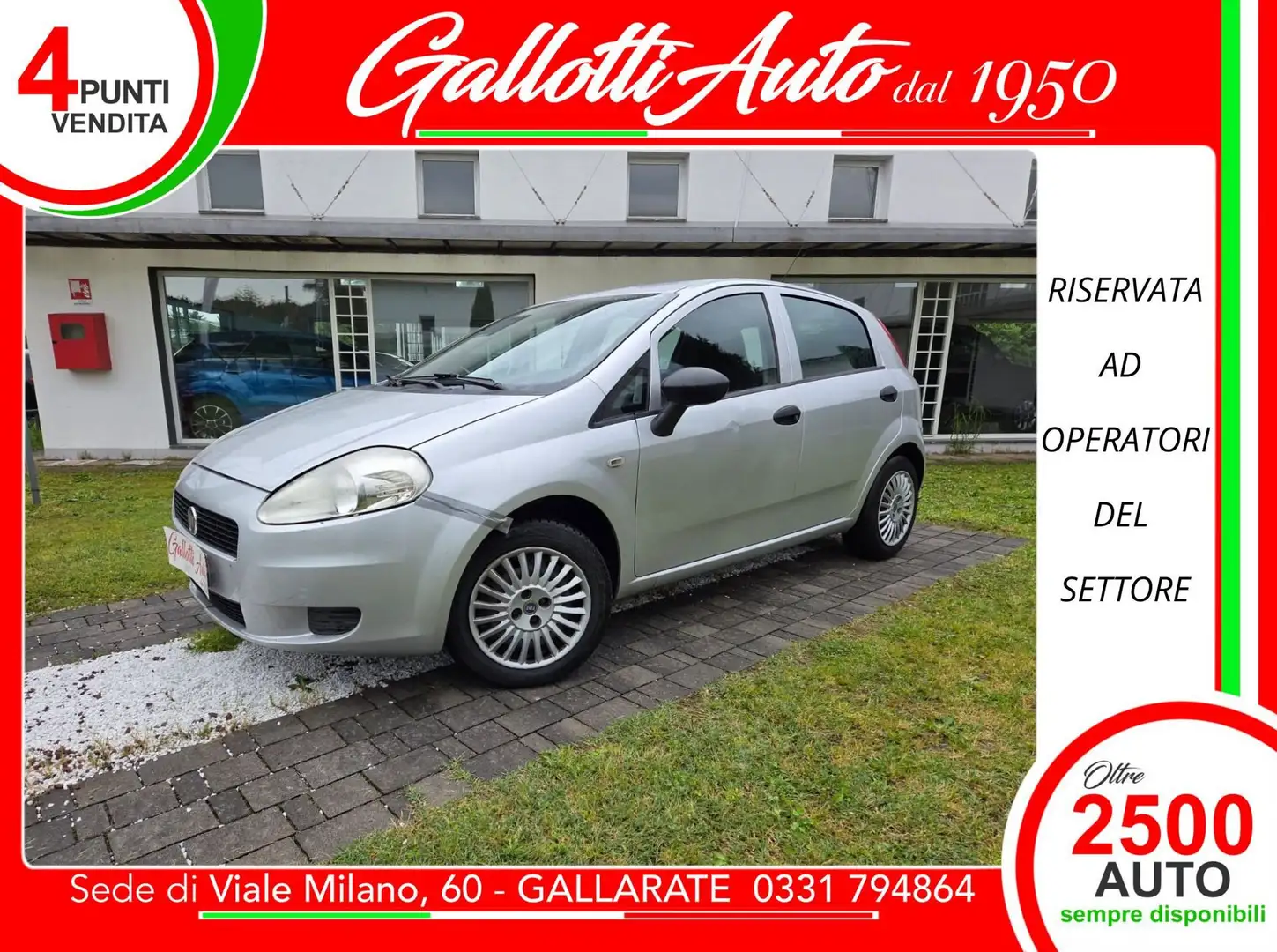 Fiat Grande Punto 1.2 5 porte Argent - 1