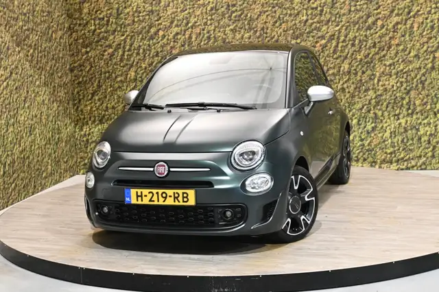 Fiat 500 1.0 Hybr. Rockstar | Carplay | Mat Groen! | Schuif