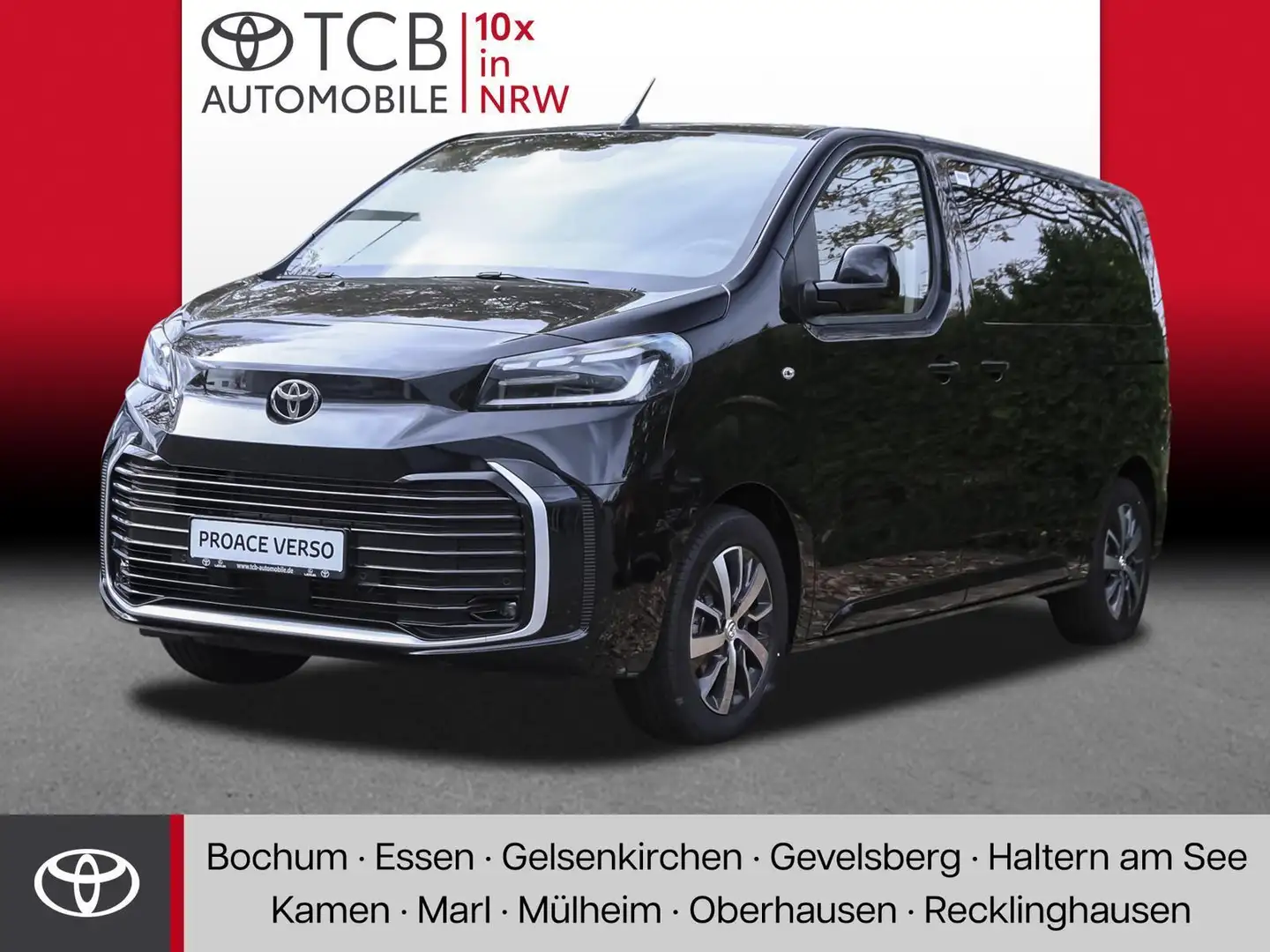 Toyota Proace Verso 2.0 D TEAMPLAYER NAVi SHZ KLIMA BT ANDROID APPLE DAB ALU SZHZ Schwarz - 1