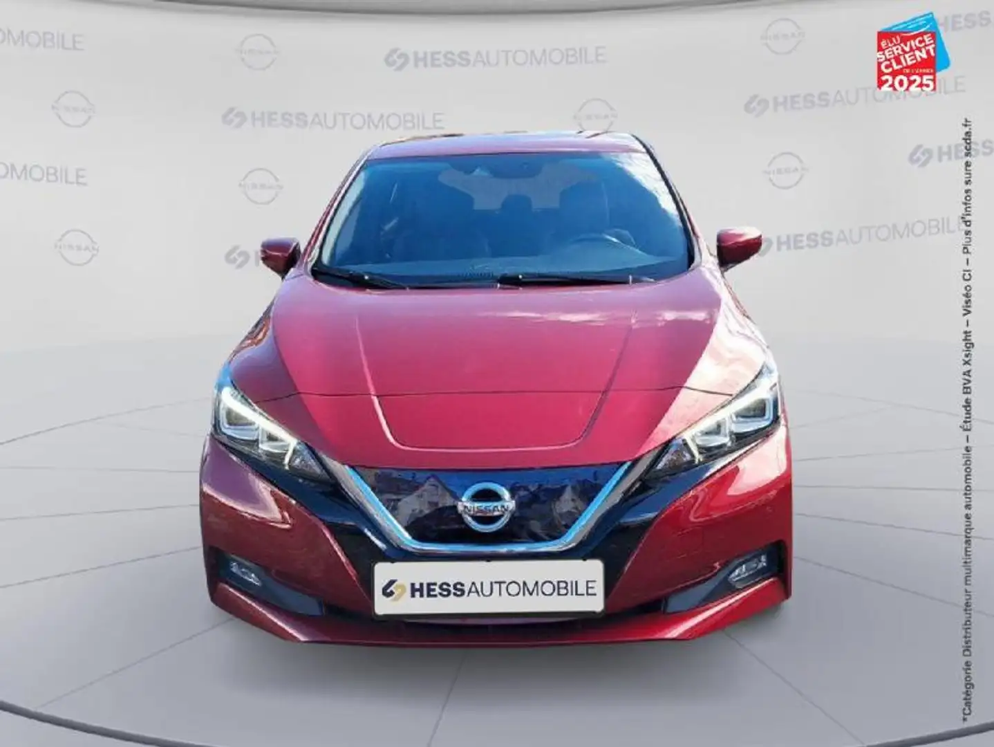 Nissan Leaf 217ch 62kWh Tekna 19.5 6cv Rood - 1