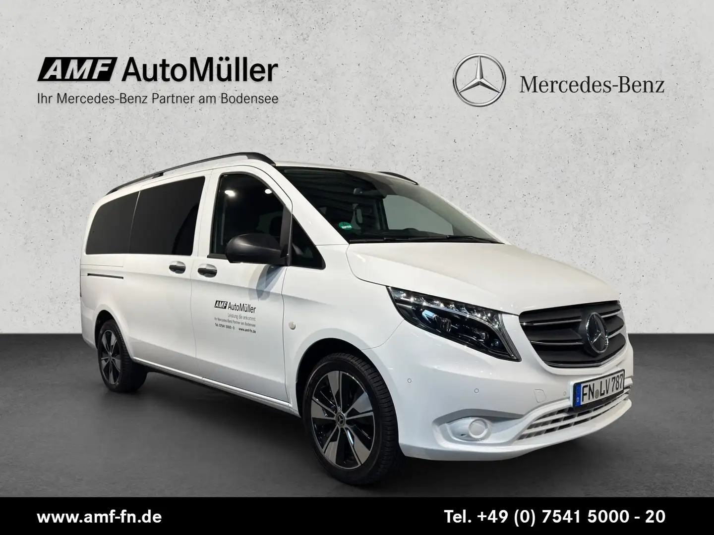 Mercedes-Benz Vito Vito 114 CDI /L Tourer AUTOM.+LED+8-SITZE+KAMERA Blanc - 1