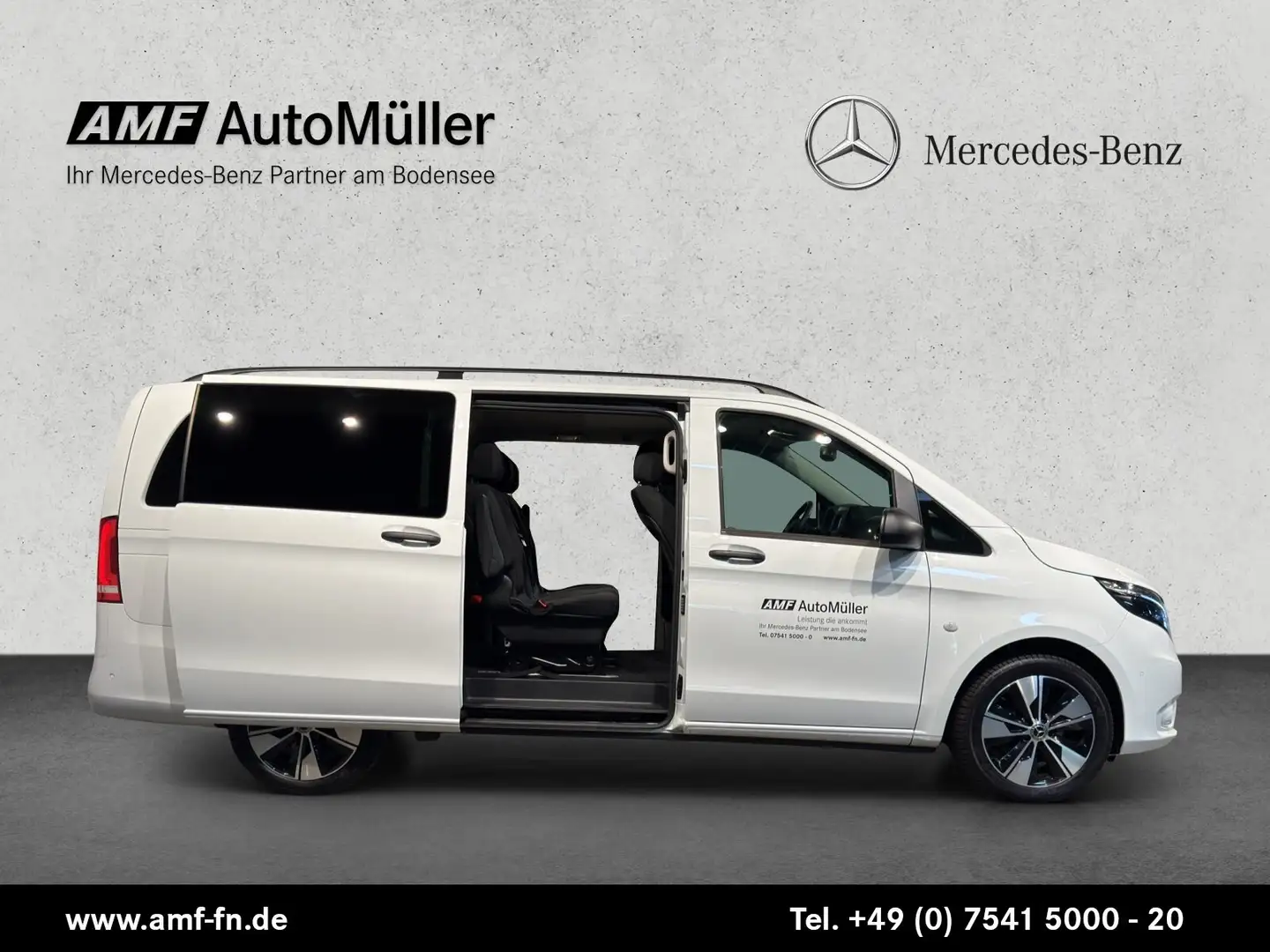 Mercedes-Benz Vito Vito 114 CDI /L Tourer AUTOM.+LED+8-SITZE+KAMERA Blanc - 2