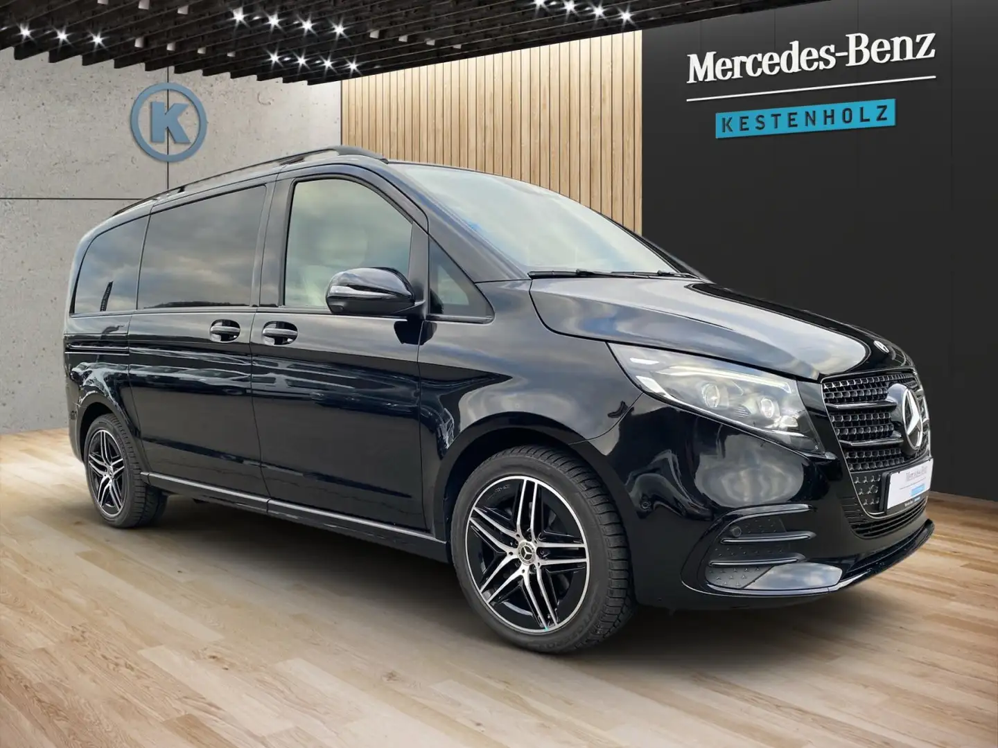 Mercedes-Benz V 300 V 300 d 4M AVANTGARDE Kompakt *AMG*NIGHT*AHK*  LED Schwarz - 2