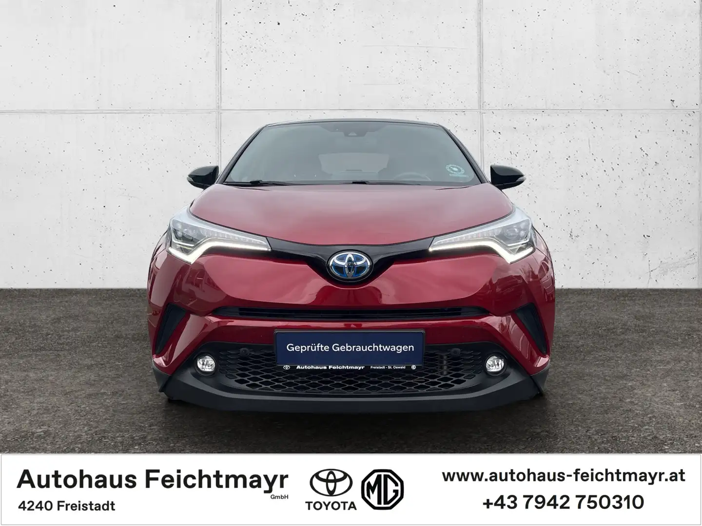 Toyota C-HR 1,8 Hybrid C-LUB CVT 5t. Piros - 2