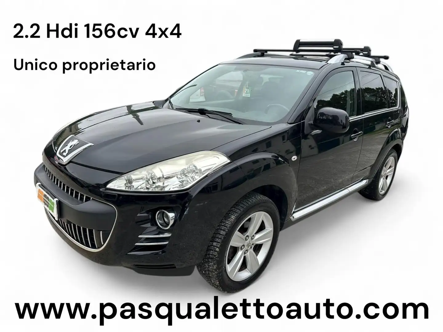 Peugeot 4007 7 posti! 4x4 4007 2.2 hdi 16v Feline fap Gris - 1
