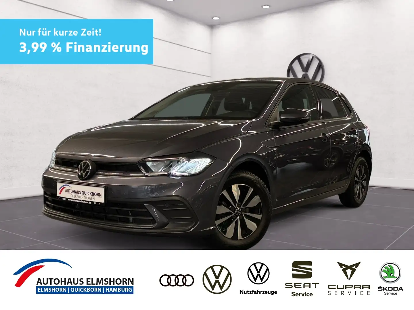 Volkswagen Polo Move 1.0 TSI DSG AHK NAVI KAMERA ACC Gris - 1