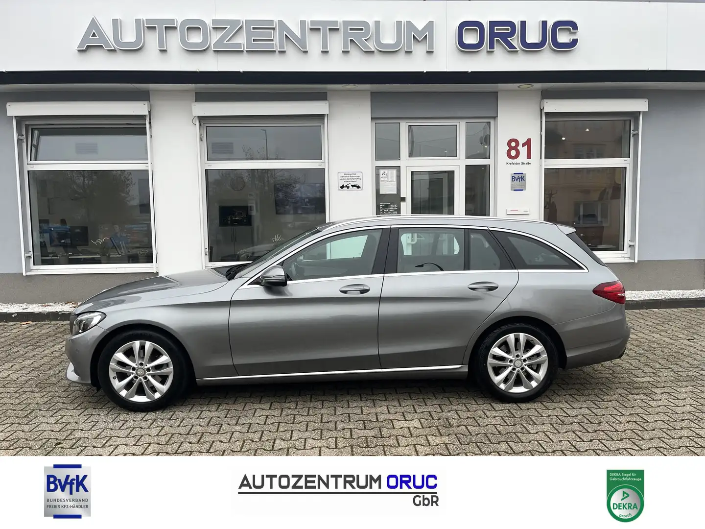 Mercedes-Benz C 180 T Avantgarde *LED*Navi*AHK* Silber - 1