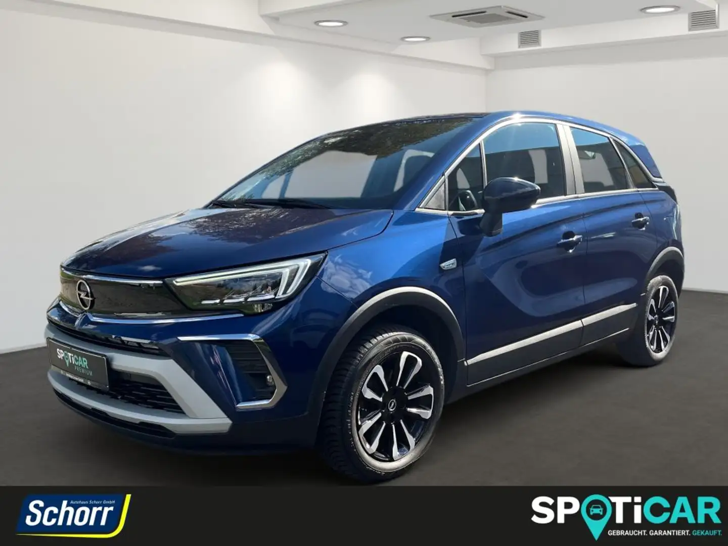 Opel Crossland 1.5 D Automatik Elegance DAB+ AHZV LEDLicht Blau - 1