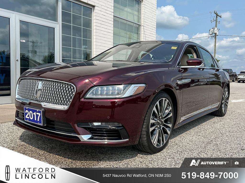 2017 Lincoln Continental 4dr Sdn Reserve LUXURY PACKAGE!!!,  1-OWNER!!! SOL