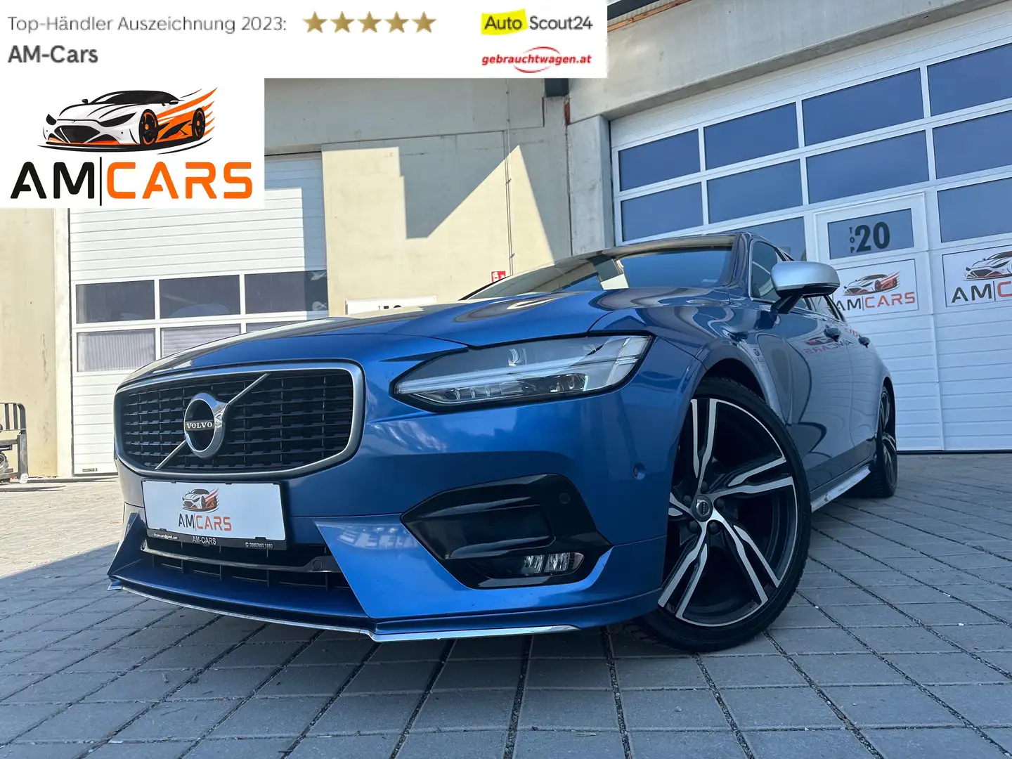 Volvo S90 D4 Geartronic R-Design Blue - 1