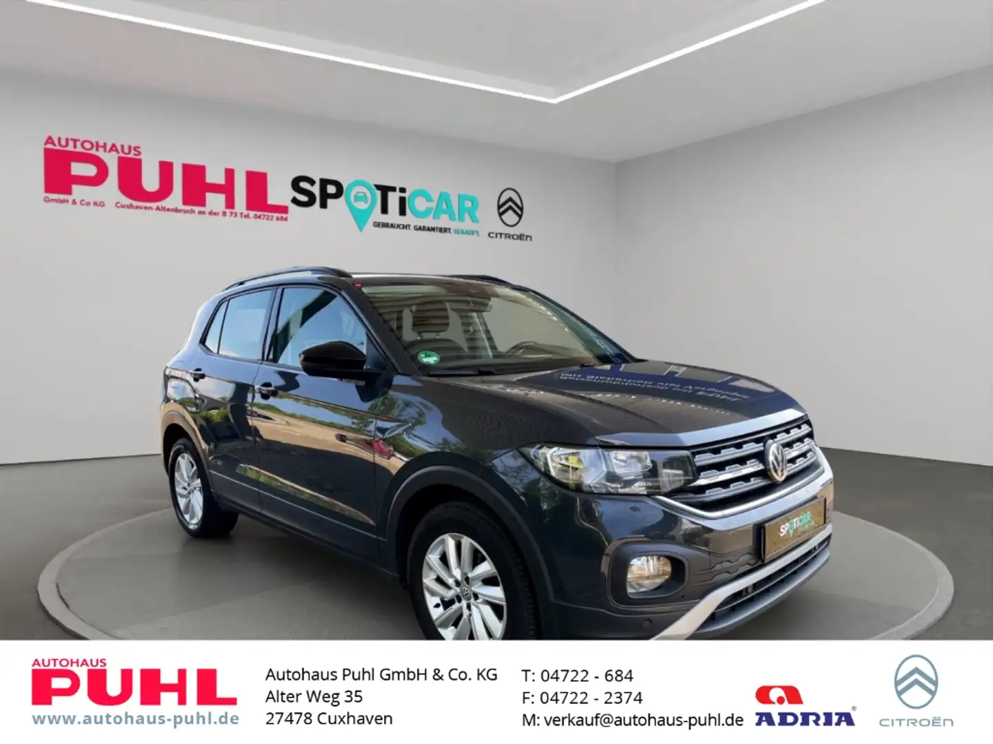 Volkswagen T-Cross Alu.Sommer+Winterräder, ACC 2-Zonen-Klimaautom SHZ Gris - 1