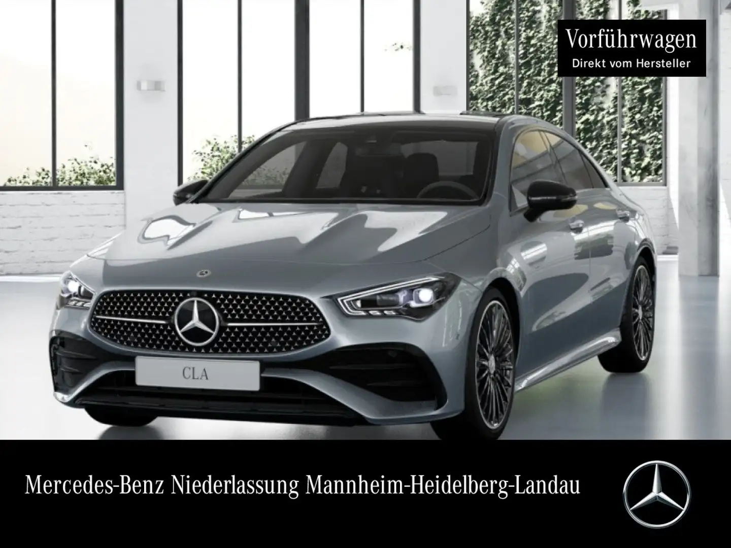Mercedes-Benz CLA 200 AMG+NIGHT+PANO+360°+MULTIBEAM+HUD+TOTW+7G Silber - 1