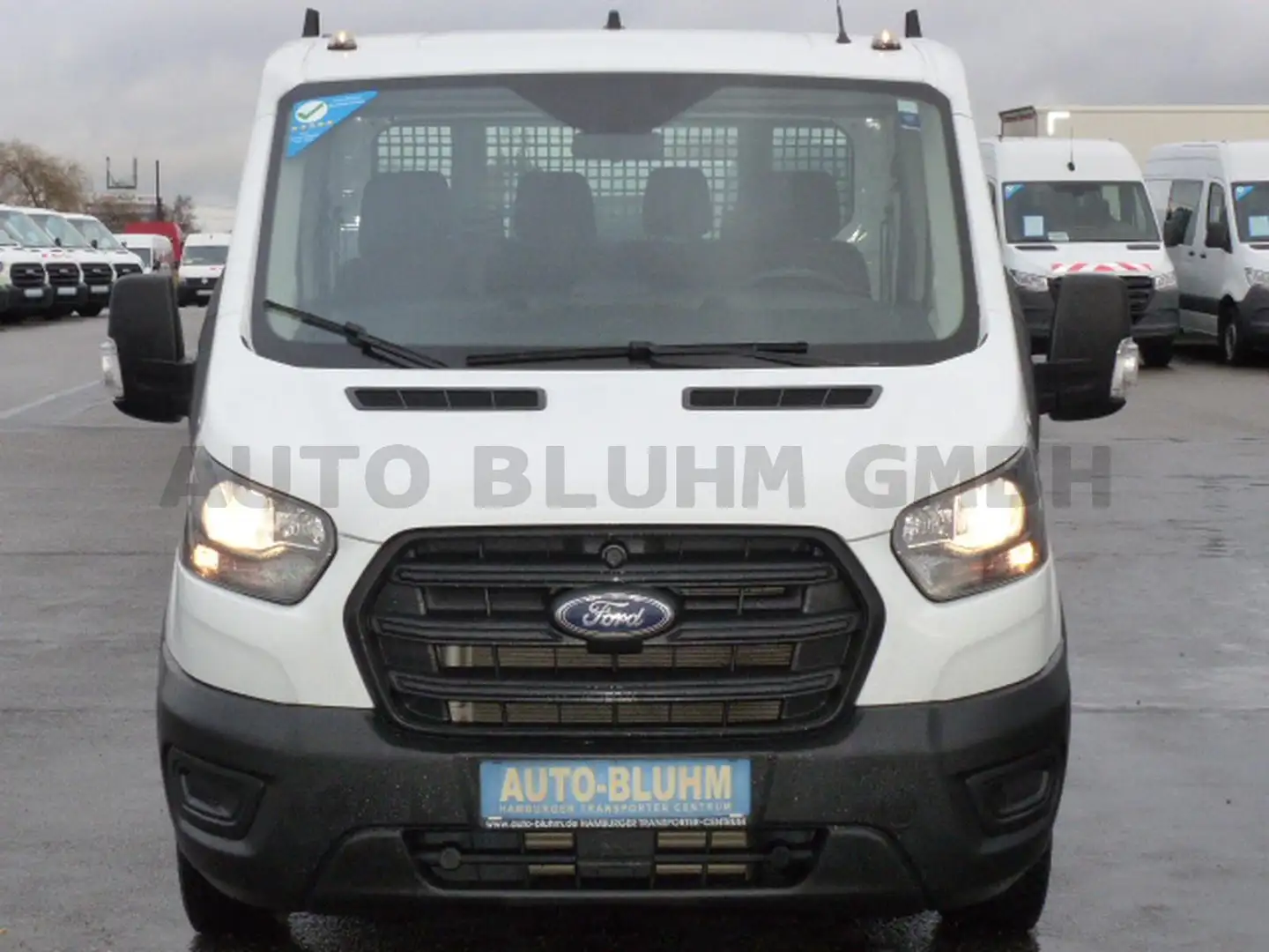 Ford Transit 310-EB Doka L2 + AHK 2.5T Klima 7-Sitze Weiß - 2