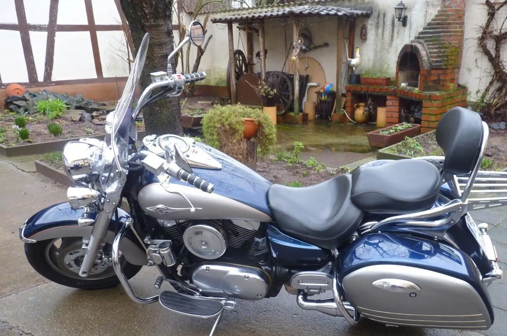 Kawasaki VN 1600 Blauw - 1