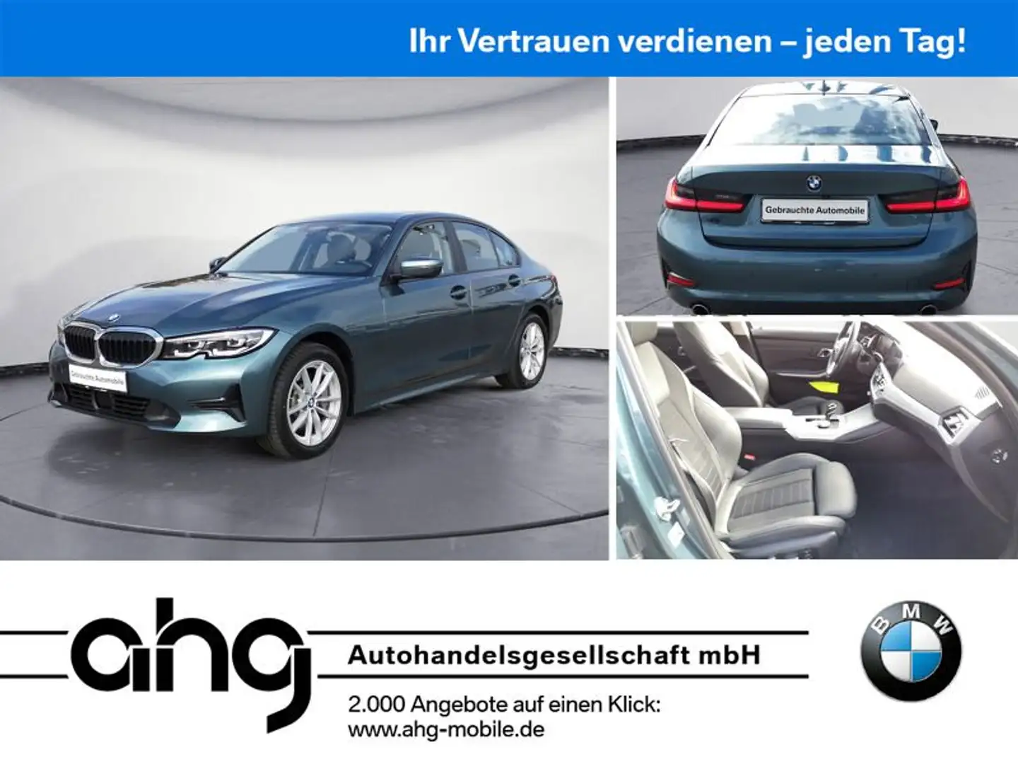 BMW 330 d xDrive Aut. ACC Glasdach Memory Kamera Harm Blu/Azzurro - 1