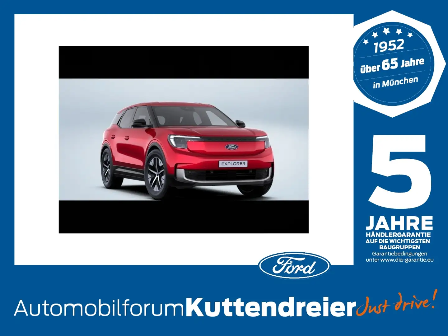 Ford Explorer BEV Vollelektro Rouge - 1