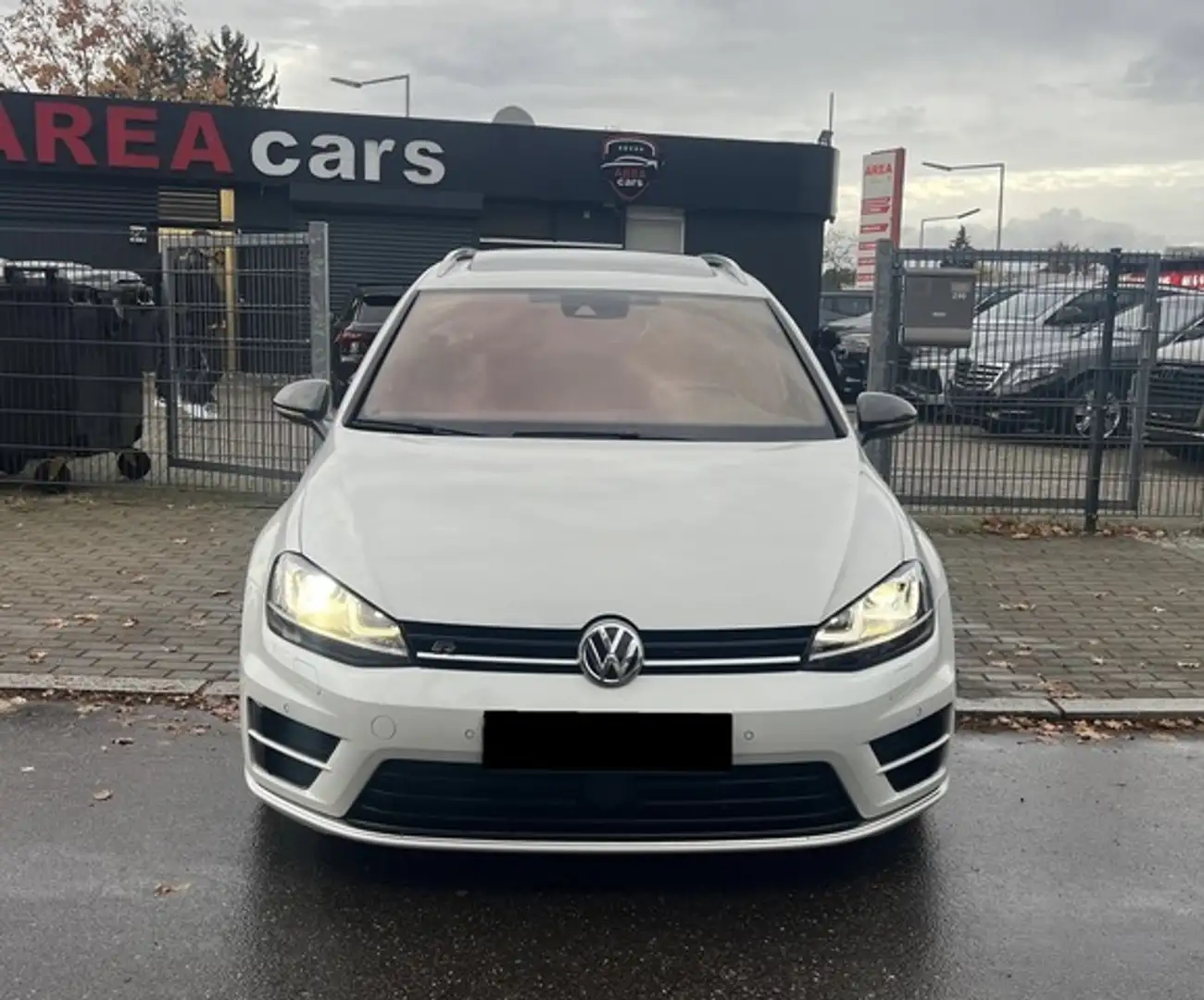 Volkswagen Golf Variant VII R 4M*PANO*LEDER*NAVI*DYNAUD*ABT* Blanco - 2