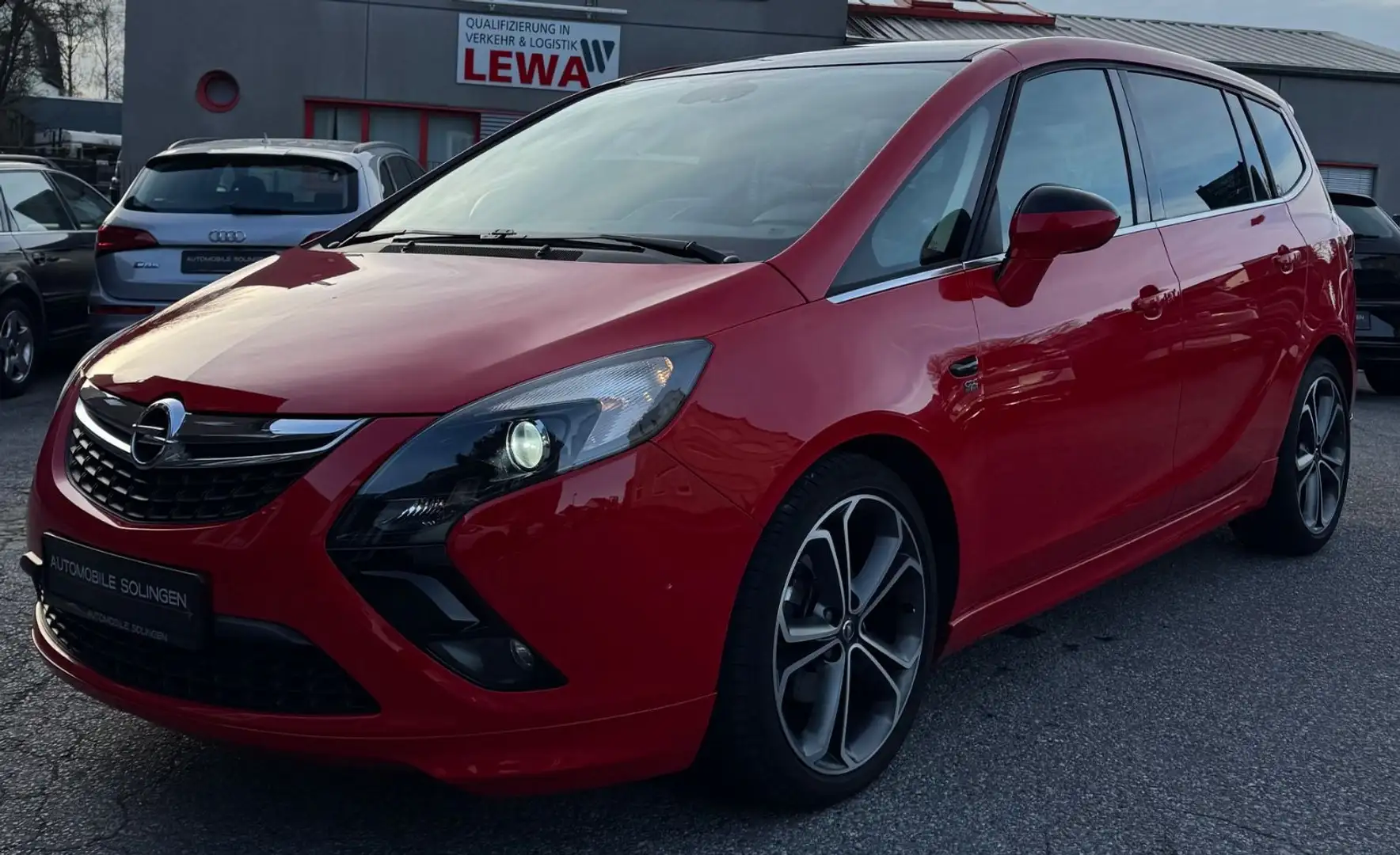 Opel Zafira C Tourer Sport+NAV+LED+PDC+RFK+LEDER+7-SZ Rot - 1