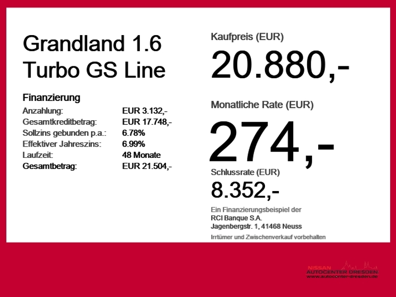 Opel Grandland 1.6 Turbo GS Line LED+Navi+SHZ+2xKlima — photo 6