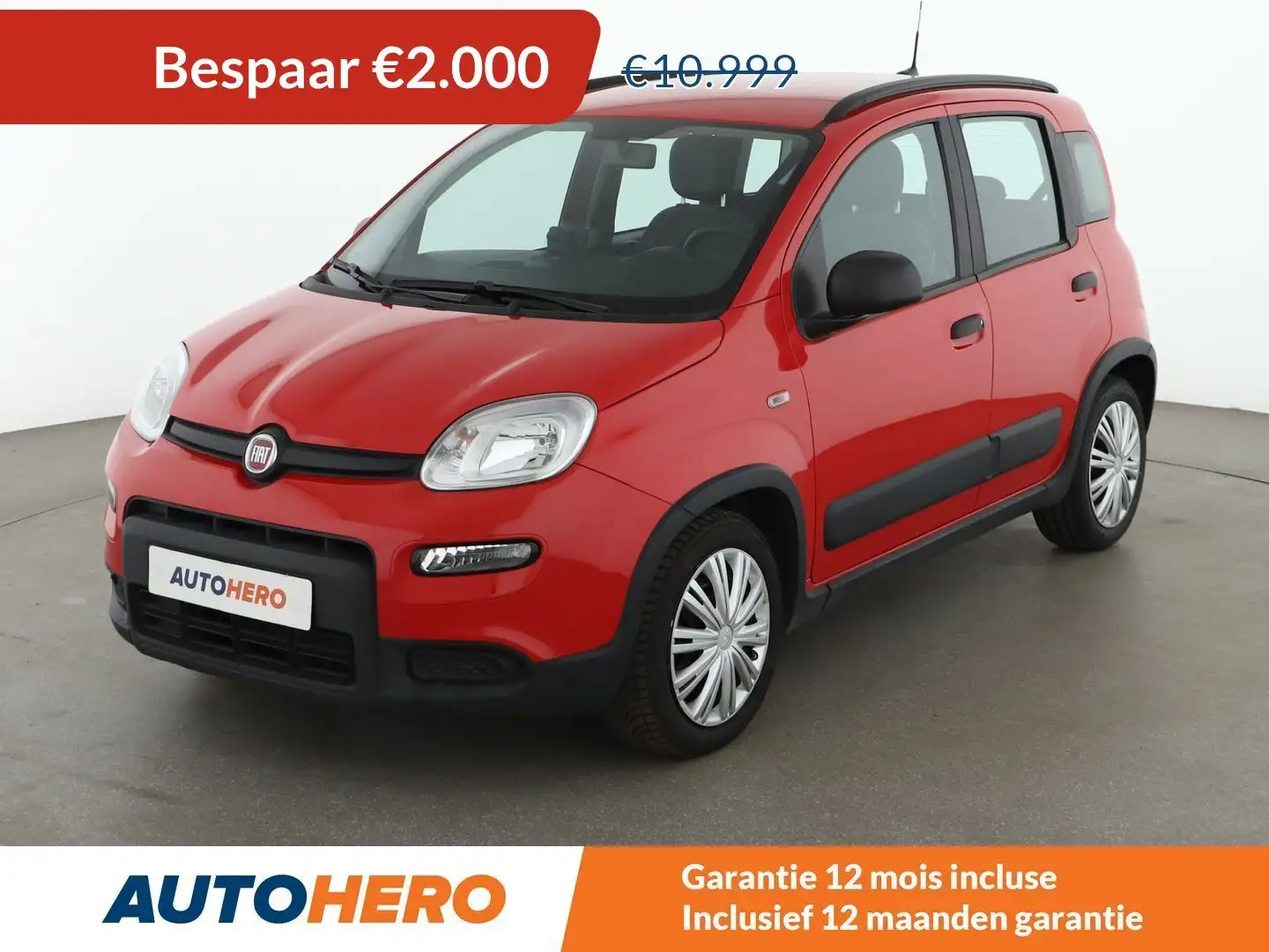 Fiat Panda 1.0 Mild-Hybrid City Life Rouge - 1
