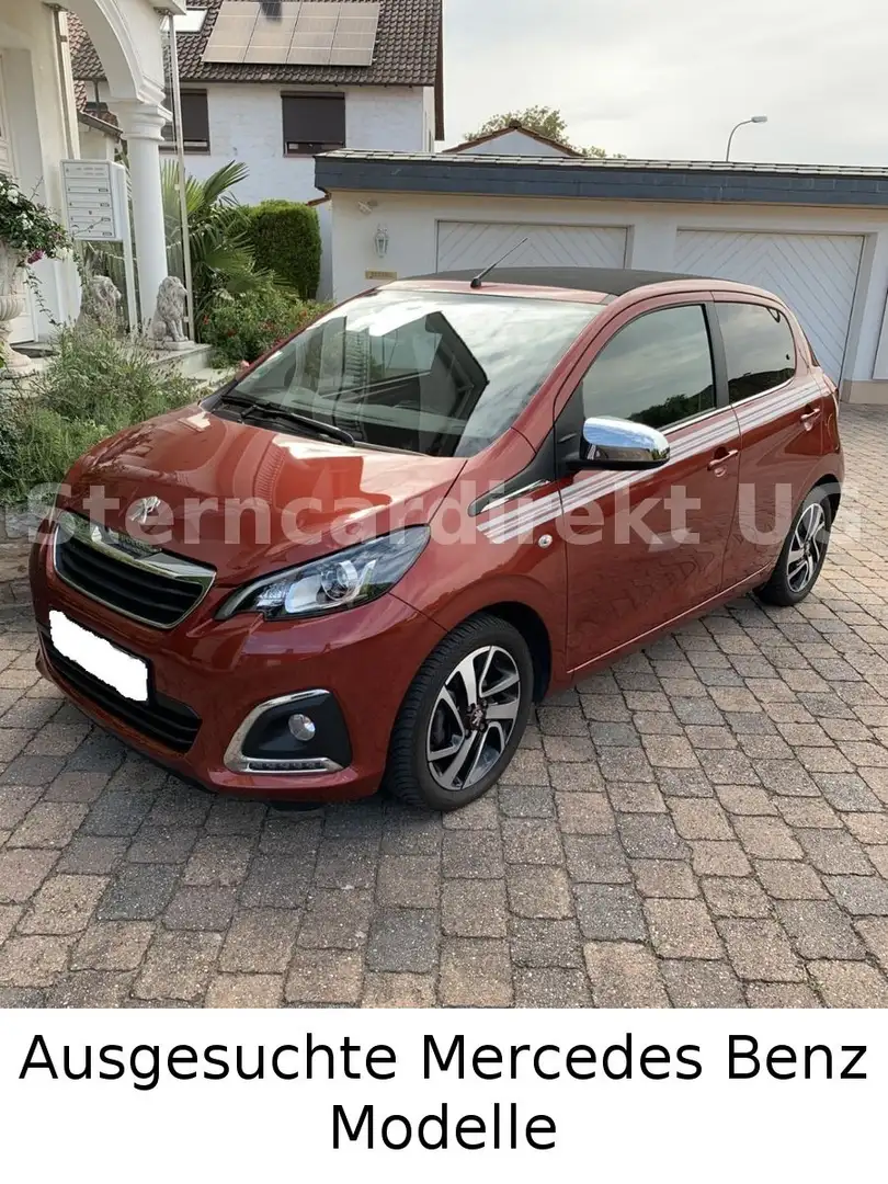 Peugeot 108 TOP Collection VTI 72 Elektrisches Panorama Rosso - 1