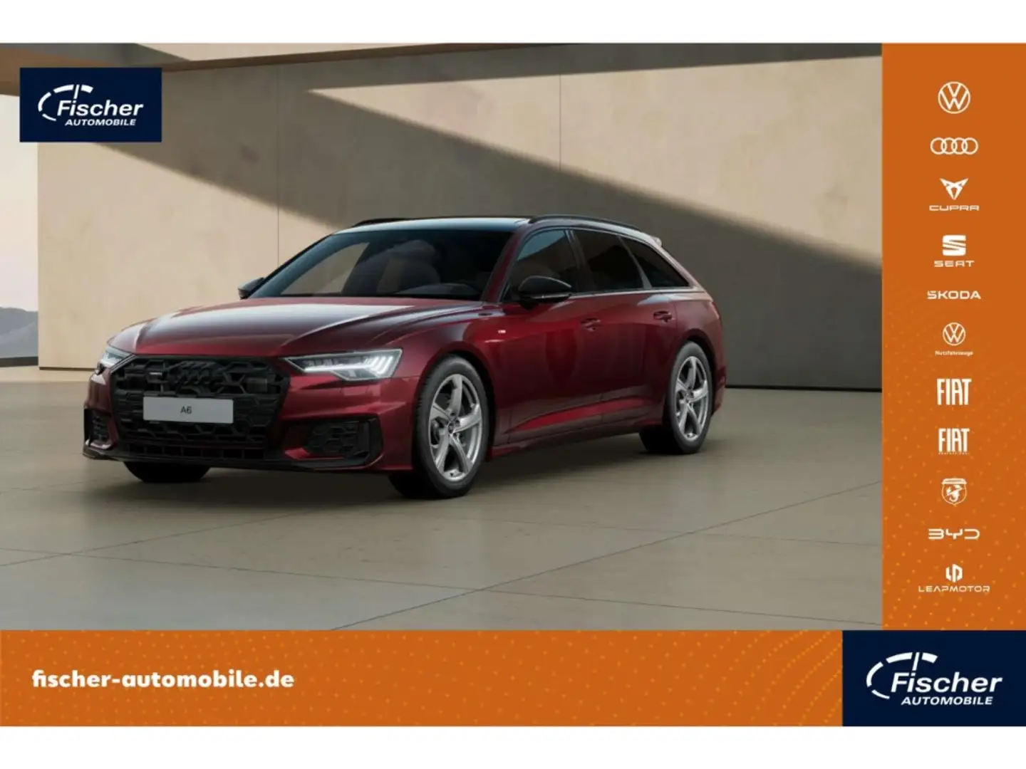 Audi A6 Avant 45 TDI quattro S line competition edition Rot - 1