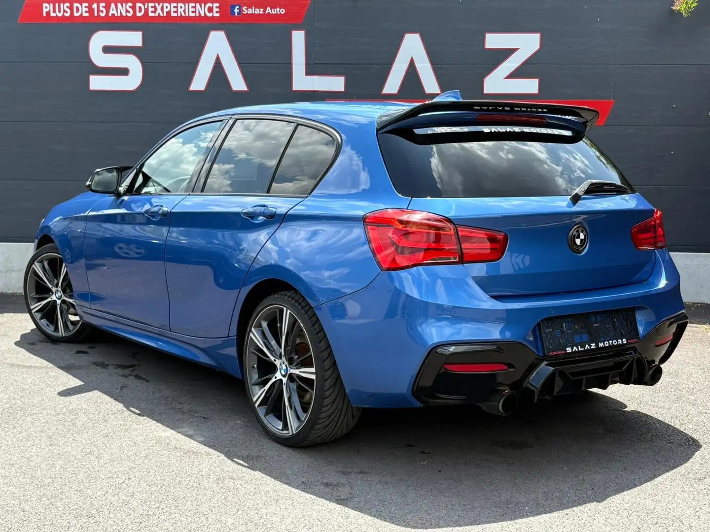 BMW 118 118i/ESSENCE/AUTOMATIQUE/PACKM INT-EXT/NAVI Blauw - 2