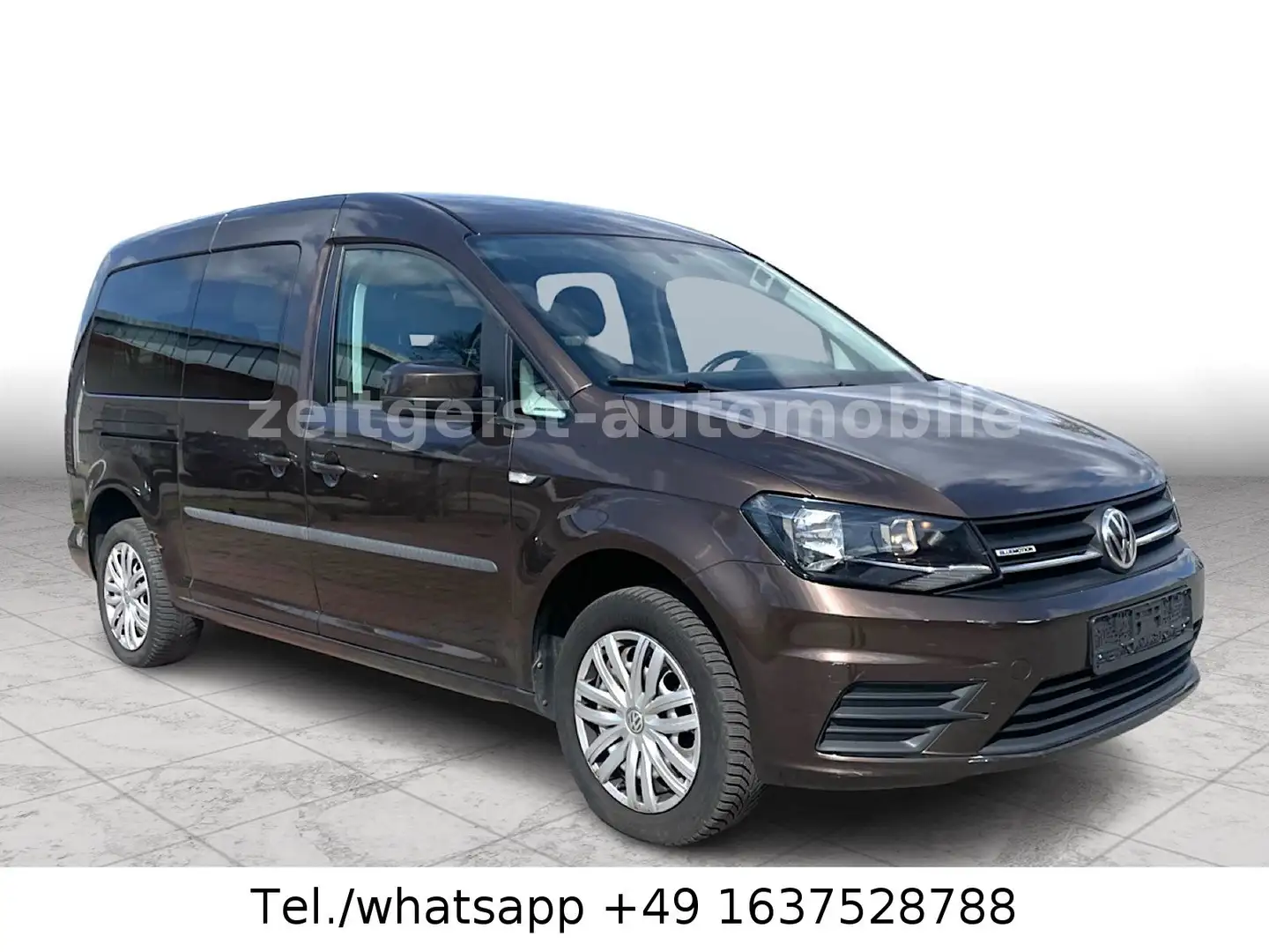Volkswagen Caddy Maxi*CNG*7-SITZER*1.HAND* Braun - 1