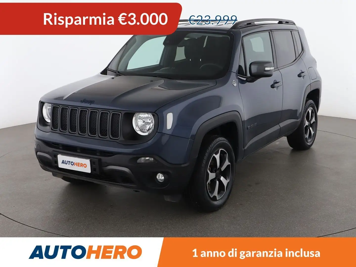 Jeep Renegade 1.3 T4 4xe Plug-in Hybrid Trailhawk  PHEV Blu/Azzurro - 1