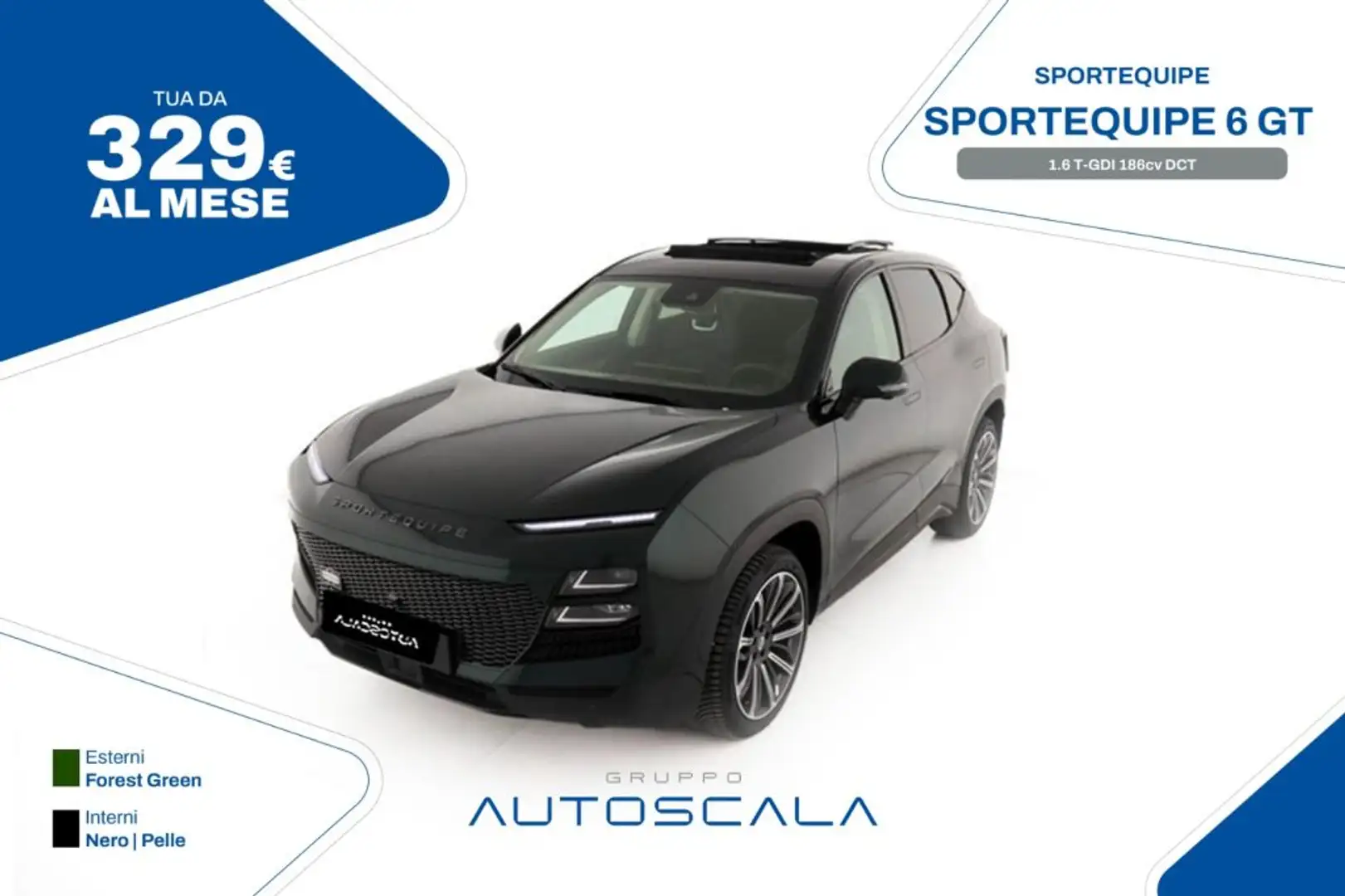 Sportequipe Sportequipe 6 GT 1.6 T-GDI 186cv DCT Verde - 1