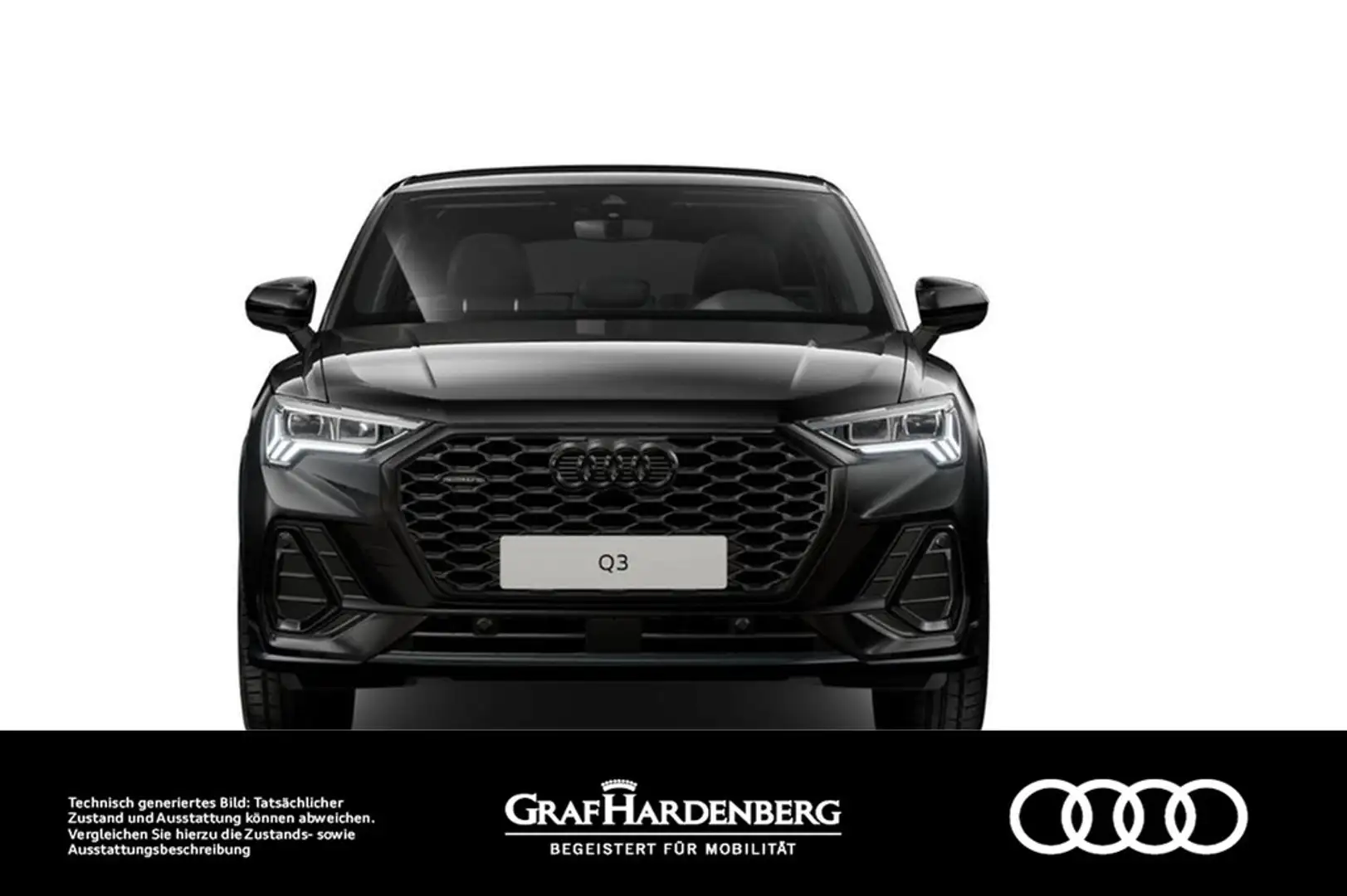 Audi Q3 Sportback 40 TFSI quattro S line LED Navi ACC Noir - 2