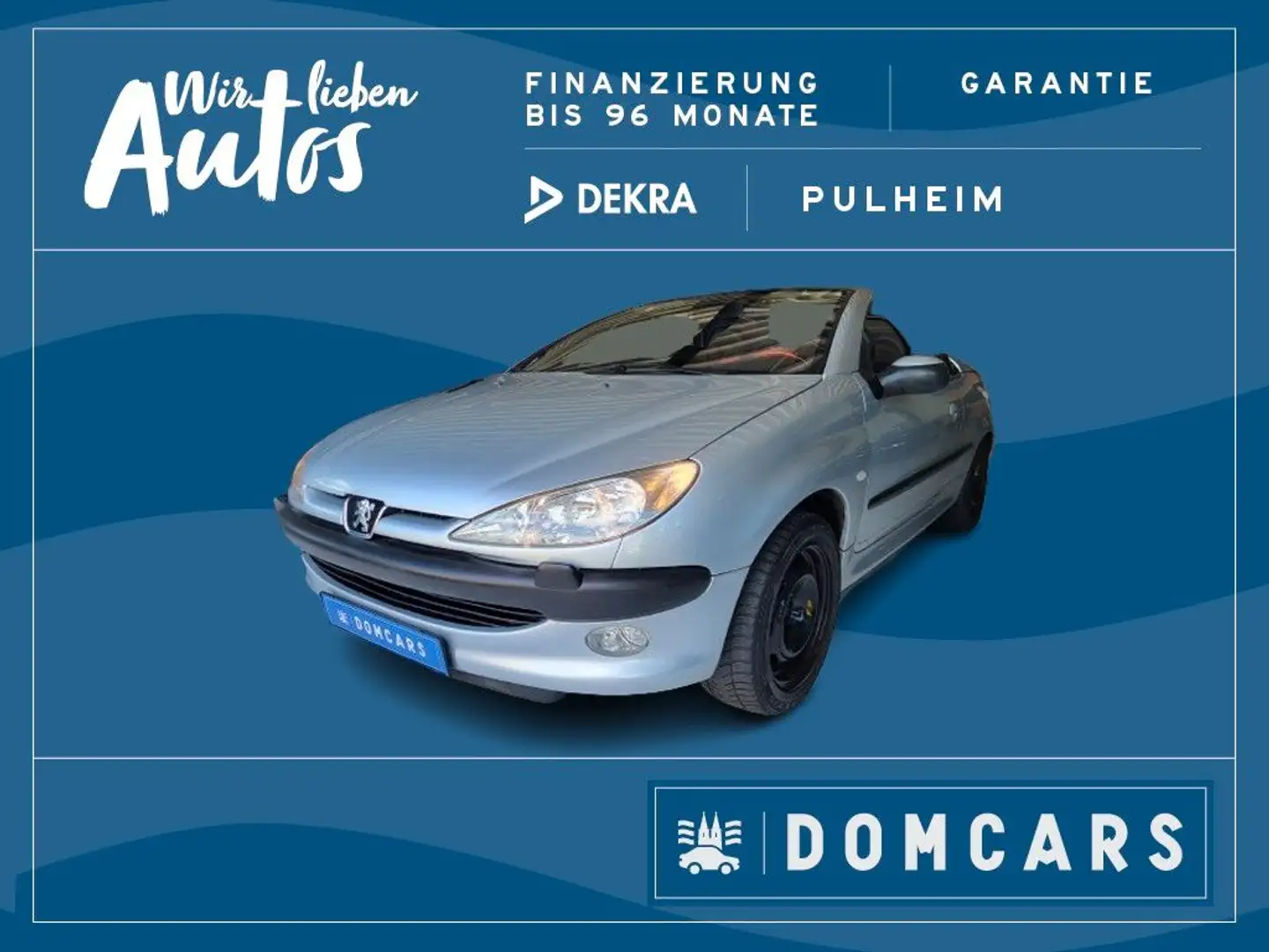 Peugeot 206 Cabriolet CC Platinum   *LEDER+SITZHEIZUNG* Grau - 1