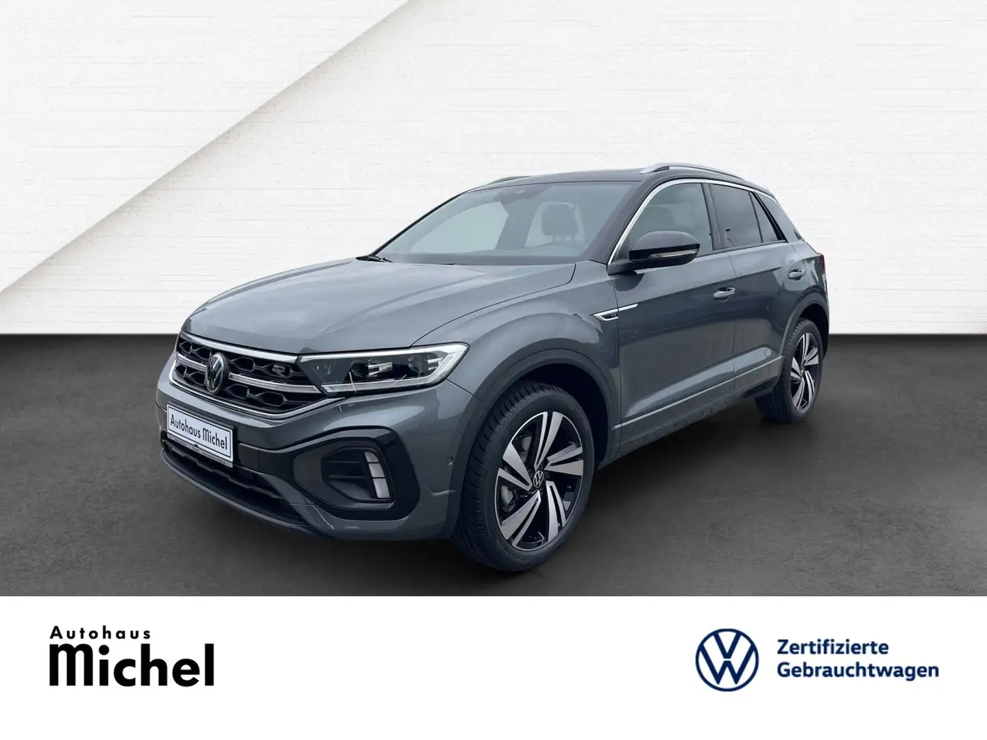 Volkswagen T-Roc 1.5 TSI DSG R-Line IQ-Light TravelAssist Panoda... Gris - 1