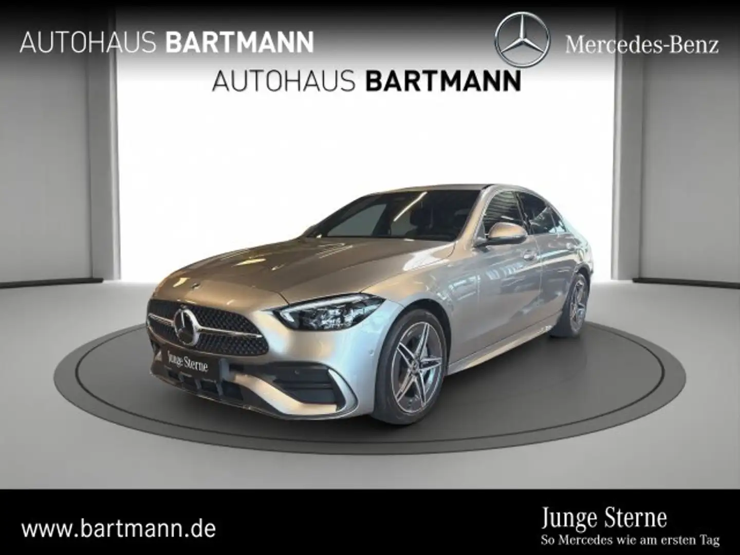 Mercedes-Benz C 300 C 300 d 4M AMG+LED+KAMERA +JungerStern+TOTWINKEL Silber - 1