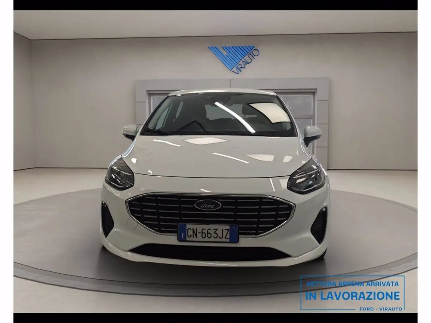 Ford Fiesta 5p 1.0 EcoBoost Hybrid Titanium Bianco - 2